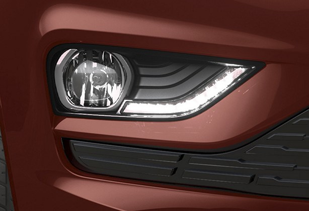 Front Fog Lamps with Chrome Rings